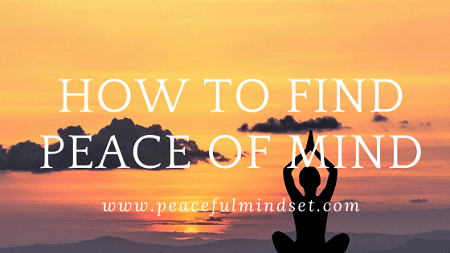 find peace of mind